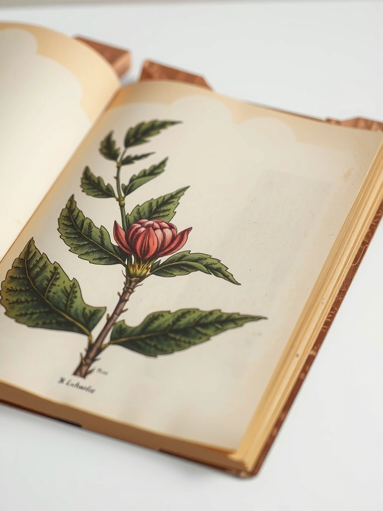 Grabado botánico representativo de la precisión en NutriAvances